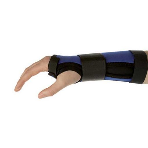 Use of crepe elastic bandage for wrist extension passive stretching