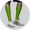 Picture of THERAFIRM THERASPORT RECOVERY LEG SLEEVE