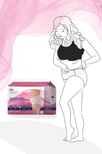 Picture of SRC POSTPARTUM DISPOSABLE UNDERWEAR