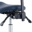 Picture of SADDLE STOOL WITH BACKREST