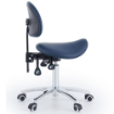 Picture of SADDLE STOOL WITH BACKREST